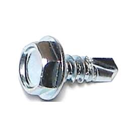 MIDWEST FASTENER 10278 Screw, #10 Thread, 1/2 in L, Hex, Socket Drive, Self-Drilling Point, Steel, Zinc