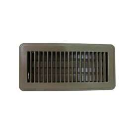 ProSource FR01-4X10B Floor Register, Steel, Brown