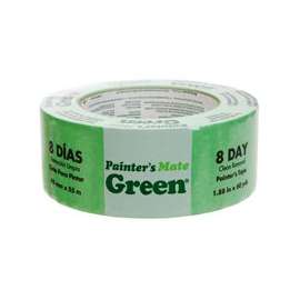 Painter's Mate 667016 Painter's Tape, 60 yd L, 1.88 in W, Green