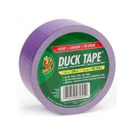 Duck 283138 Duct Tape, 20 yd L, 1.88 in W, Vinyl Backing, Purple