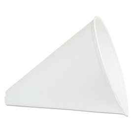 Paper Cone Funnels, 10 oz, White, 1000/Carton