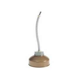 Spring Bottom Oilers, 6 oz, Manual Push, Flexible 7 in Spout
