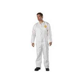 ProShield NexGen Coveralls, White, X-Large, With Collar