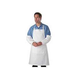 Tyvek Sleeves, 18 in Long, Serged Closure, White