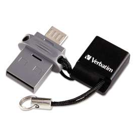 Verbatim - Store 'n' Go™ 16 GB Black OTG USB 2.0 Flash Drive for Micro USB (1 per Pack)