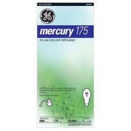 GE 175W WHT Merc Bulb