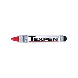 Dykem TEXPEN Industrial Paint Markers, Red, 3/32 in, Medium
