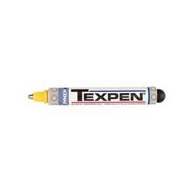 Dykem TEXPEN Industrial Paint Markers, Yellow, 3/32 in, Medium