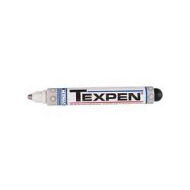 Dykem TEXPEN Industrial Paint Markers, White, 3/32 in, Medium