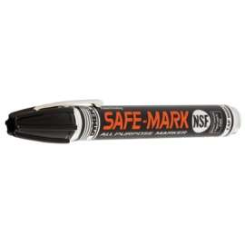 Safe-Mark Markers, Black, Medium