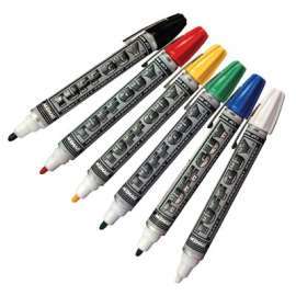 DYKEM Tuff Guy Markers, White, Medium