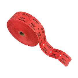 PM Company Numbered Double-ticket Roll
