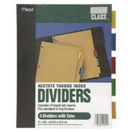 Tab Index Dividers