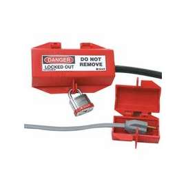 Plug Lockouts, 110V, Red