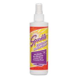 Flat Screen & Monitor Cleaner, Pleasant Scent, 8 oz Bottle, 12/Carton