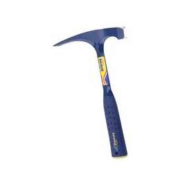 Big Face Bricklayer Hammers, 22 oz, 12 in, Steel Handle