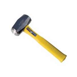 Sure-Strike Drilling Hammers, 3 lb, 11 in, Straight Fiberglass Handle