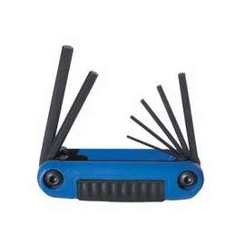 Ergo-Fold Hex Key Sets, 7 per set, Hex Tip, Metric