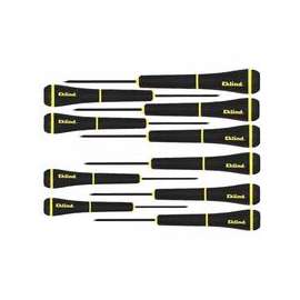 PSD Precision Slotted/Phillips Screwdriver Sets, 10 Piece