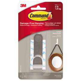 Decorative Hooks, Large, 1 Hook & 2 Strips/Pack