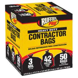 50PK 42GAL BLK Cont Bag