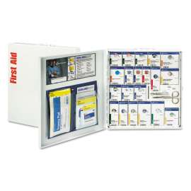 SmartCompliance General Business First Aid Station for 50 People, 241 Piece, Metal Case