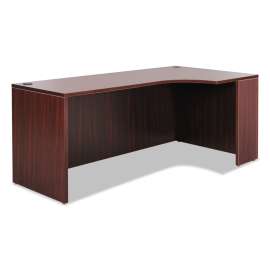 Alera - Valencia Series Mahogany Right Corner Office Desk Shell