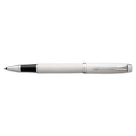 IM Stick Roller Ball Pen Gift Box, 0.7mm, Black Ink, Brushed Metallic Barrel