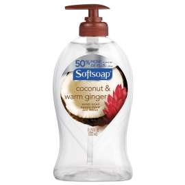 Liquid Hand Soap Pumps, Coconut & Warm Ginger, 11 1/4 oz Pump Bottle