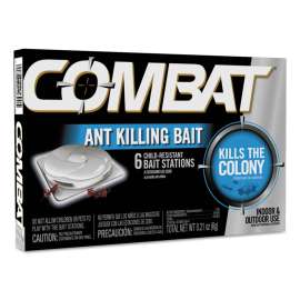 Combat Ant Killing System, Child-Resistant, Kills Queen & Colony, 6/Box
