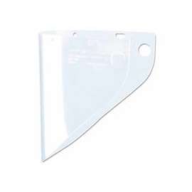 High Performance® Faceshield Window, Clear, Extended View, 19-3/4 in x 9 in