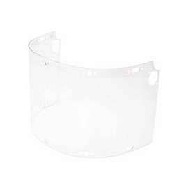 Dual Crown Faceshield Systems, 7 in Crown, 3C Ratchet, Clear/Noryl