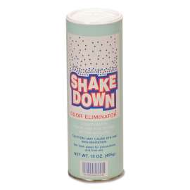 Shakedown Powdered Odor Eliminator, Floral Scent, 15 oz Can, 12/Carton