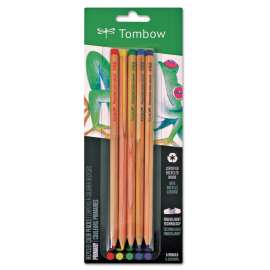 Recycled Colored Pencils, Natural Wood, Recycled Cedar, Artist Quality, 5/ST