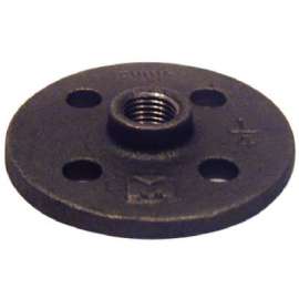 3/8" BLK FLR Flange