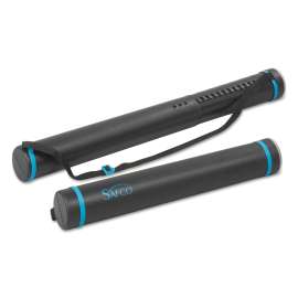 Telescoping Document Tubes, 24.5" to 40" Long, 3.5" Diameter, Black,