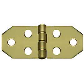 2PK 3/4"BRS Decor Hinge