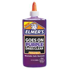 School Glue Disappearing Purple, 9 oz, 6 per pack