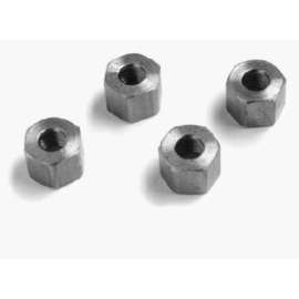 4PK 1/4" BRS CMP Nut