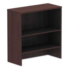 Alera - Valencia Series Mahogany 3 Compartments Office Desk Hutch