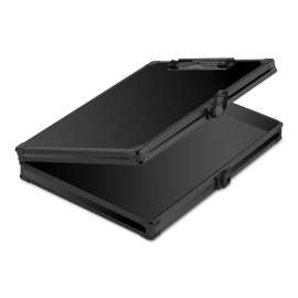 Locking Storage Clipboard, 8 1/2 x 11, Tactical Black
