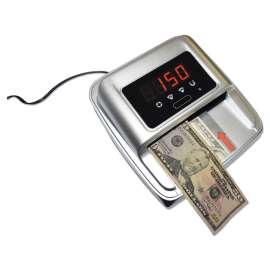 Automatic Counterfeit Detector, 5 1/2 x 4.88 x 2.8, Silver