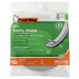 1/4x1/8 GRY Foam Tape