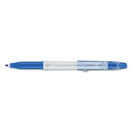 FriXion Colors Erasable Stick Marker Pen, 2.5mm, Blue Ink, White Barrel