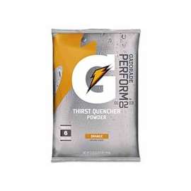 G Series 02 Perform® Thirst Quencher Instant Powder, 51 oz, Pouch, 6 gal Yield, Orange