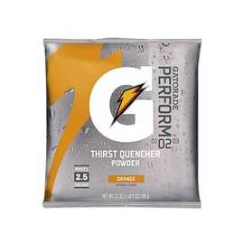 G Series 02 Perform® Thirst Quencher Instant Powder, 21 oz, Pouch, 2.5 gal Yield, Orange