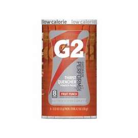 G2 Powder Packets, Fruit Punch, 0.52 oz, Packet
