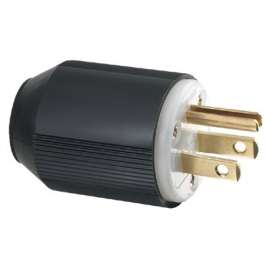 15 AMP BLK PLUG INDUSTRIAL GRADE AUTO GRIP