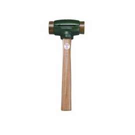 Split Head Hammers, 1 1/2 in Dia., 14 in Handle, Rawhide