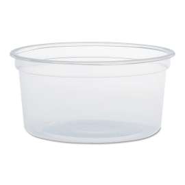 MicroGourmet Food Containers, 12 oz, Clear, 500/Carton